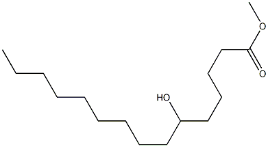 6-Hydroxypentadecanoic acid methyl ester 结构式