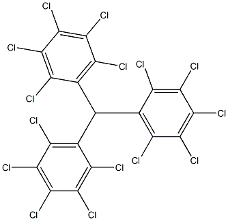 Tris(pentachlorophenyl)methane 结构式