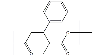 3-Phenyl-2,6,6-trimethyl-5-oxoheptanoic acid tert-butyl ester 结构式