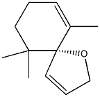 (5R)-6,6,10-Trimethyl-1-oxaspiro[4.5]deca-3,9-diene 结构式