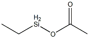 Acetic acid ethylsilyl ester 结构式