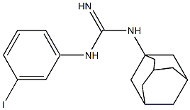 1-(1-Adamantyl)-3-(3-iodophenyl)guanidine 结构式