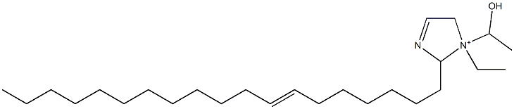 1-Ethyl-1-(1-hydroxyethyl)-2-(7-nonadecenyl)-3-imidazoline-1-ium 结构式