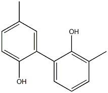 3,5'-Dimethyl-1,1'-biphenyl-2,2'-diol 结构式