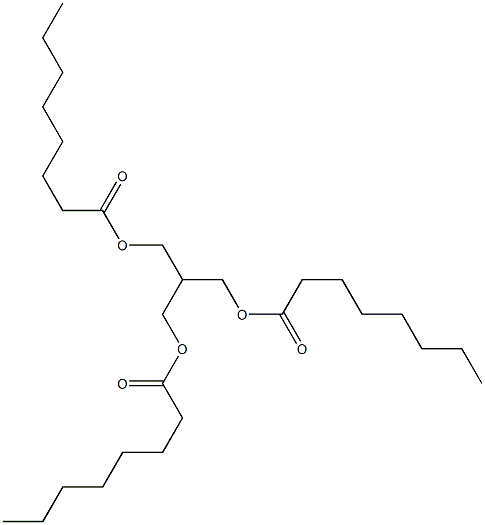 2-[(Octanoyloxy)methyl]-1,3-propanediol dioctanoate 结构式