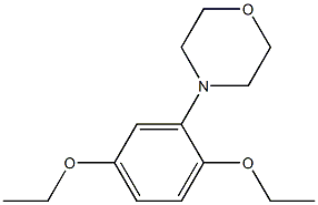 4-(2,5-Diethoxyphenyl)morpholine 结构式