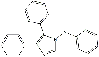 1-(Phenylamino)-4,5-diphenyl-1H-imidazole 结构式