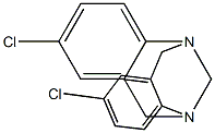 2,8-Dichloro-6H,12H-5,11-methanodibenzo[b,f][1,5]diazocine 结构式