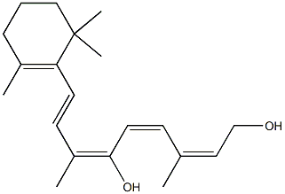 (11Z,13Z)-7,8-Dihydro-10-hydroxyretinol 结构式