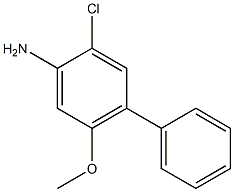 2-Chloro-4-phenyl-5-methoxyaniline 结构式