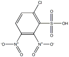 6-Chloro-2,3-dinitrobenzenesulfonic acid 结构式