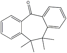 10,10,11,11-Tetramethyl-10,11-dihydro-5H-dibenzo[a,d]cyclohepten-5-one 结构式