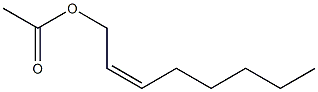 Acetic acid (Z)-2-octenyl ester 结构式