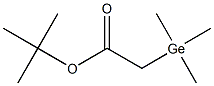 (Trimethylgermyl)acetic acid tert-butyl ester 结构式