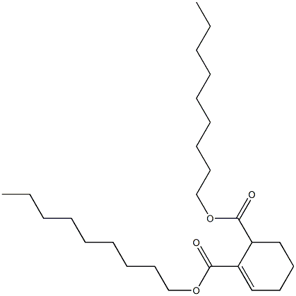 1-Cyclohexene-2,3-dicarboxylic acid dinonyl ester 结构式