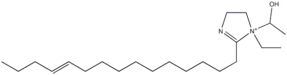 1-Ethyl-1-(1-hydroxyethyl)-2-(11-pentadecenyl)-2-imidazoline-1-ium 结构式