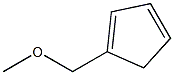 1-(Methoxymethyl)-1,3-cyclopentadiene 结构式