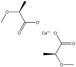 Bis[[S,(-)]-2-methoxypropionic acid] calcium salt 结构式