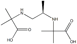 (-)-2,2'-Dimethyl[N,N'-[(R)-propylene]bisalanine] 结构式