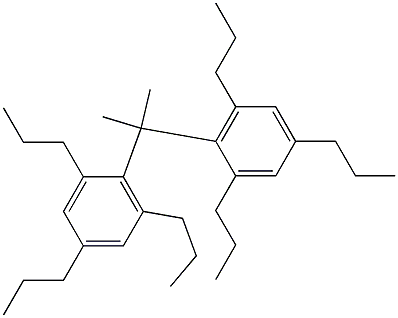 2,2'-Isopropylidenebis(1,3,5-tripropylbenzene) 结构式