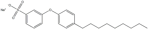 3-(4-Nonylphenoxy)benzenesulfonic acid sodium salt 结构式