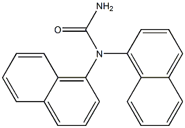 1,1-Di(1-naphtyl)urea 结构式