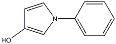 1-Phenyl-3-hydroxy-1H-pyrrole 结构式