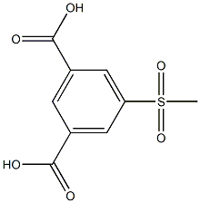 5-(Methylsulfonyl)isophthalic acid 结构式