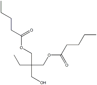 Divaleric acid 2-ethyl-2-(hydroxymethyl)-1,3-propanediyl ester 结构式