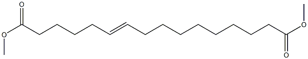 6-Hexadecenedioic acid dimethyl ester 结构式