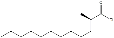 [R,(-)]-2-Methyldodecanoic acid chloride 结构式