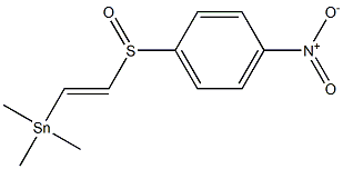 [(E)-2-(Trimethylstannyl)ethenyl] (4-nitrophenyl) sulfoxide 结构式