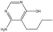 6-Amino-5-butyl-4-pyrimidinol 结构式