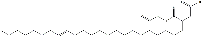 3-(15-Tricosenyl)succinic acid 1-hydrogen 4-allyl ester 结构式