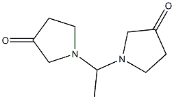 1,1'-Ethylidenebis(3-pyrrolidone) 结构式