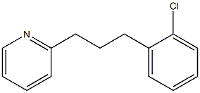 1-(2-Pyridyl)-3-(chlorophenyl)propane 结构式