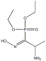 2-Amino-1-hydroxyiminopropylphosphonic acid diethyl ester 结构式