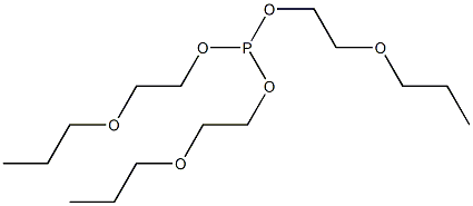 Phosphorous acid tris(2-propoxyethyl) ester 结构式