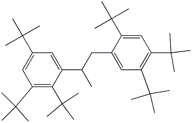 2-(2,3,5-Tri-tert-butylphenyl)-1-(2,4,5-tri-tert-butylphenyl)propane 结构式
