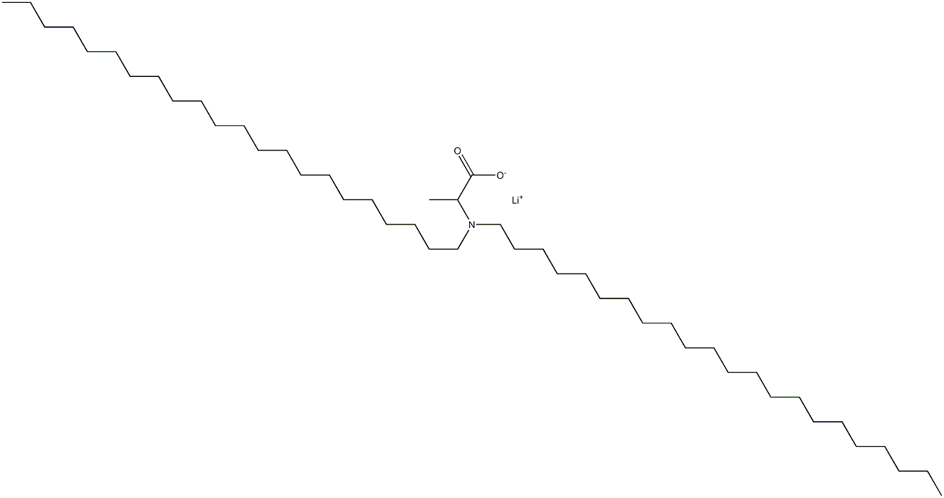 2-(Didocosylamino)propanoic acid lithium salt 结构式