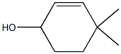 4,4-Dimethyl-2-cyclohexen-1-ol 结构式