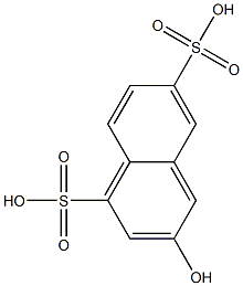 3-Hydroxy-1,6-naphthalenedisulfonic acid 结构式