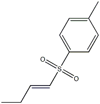 (E)-1-Butenyl 4-methylphenyl sulfone 结构式