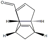 (1R,2R,6S,7S)-Tricyclo[5.2.1.02,6]deca-3,8-diene-9-carbaldehyde 结构式