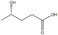 [S,(+)]-4-Hydroxyvaleric acid 结构式