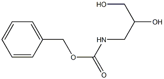 (2,3-Dihydroxypropyl)carbamic acid benzyl ester 结构式