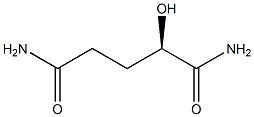 [R,(+)]-2-Hydroxyglutaramide 结构式