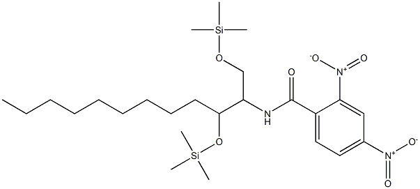 N-[1,3-Bis(trimethylsilyloxy)dodecan-2-yl]-2,4-dinitrobenzamide 结构式