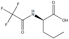 (+)-N-Trifluoroacetyl-D-norvaline 结构式