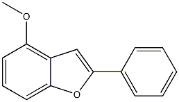 2-Phenyl-4-methoxybenzofuran 结构式